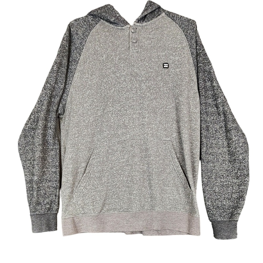 Billabong Hoodie Mens XL Gray Pullover Long Sleeve‎ Surf Skate Casual